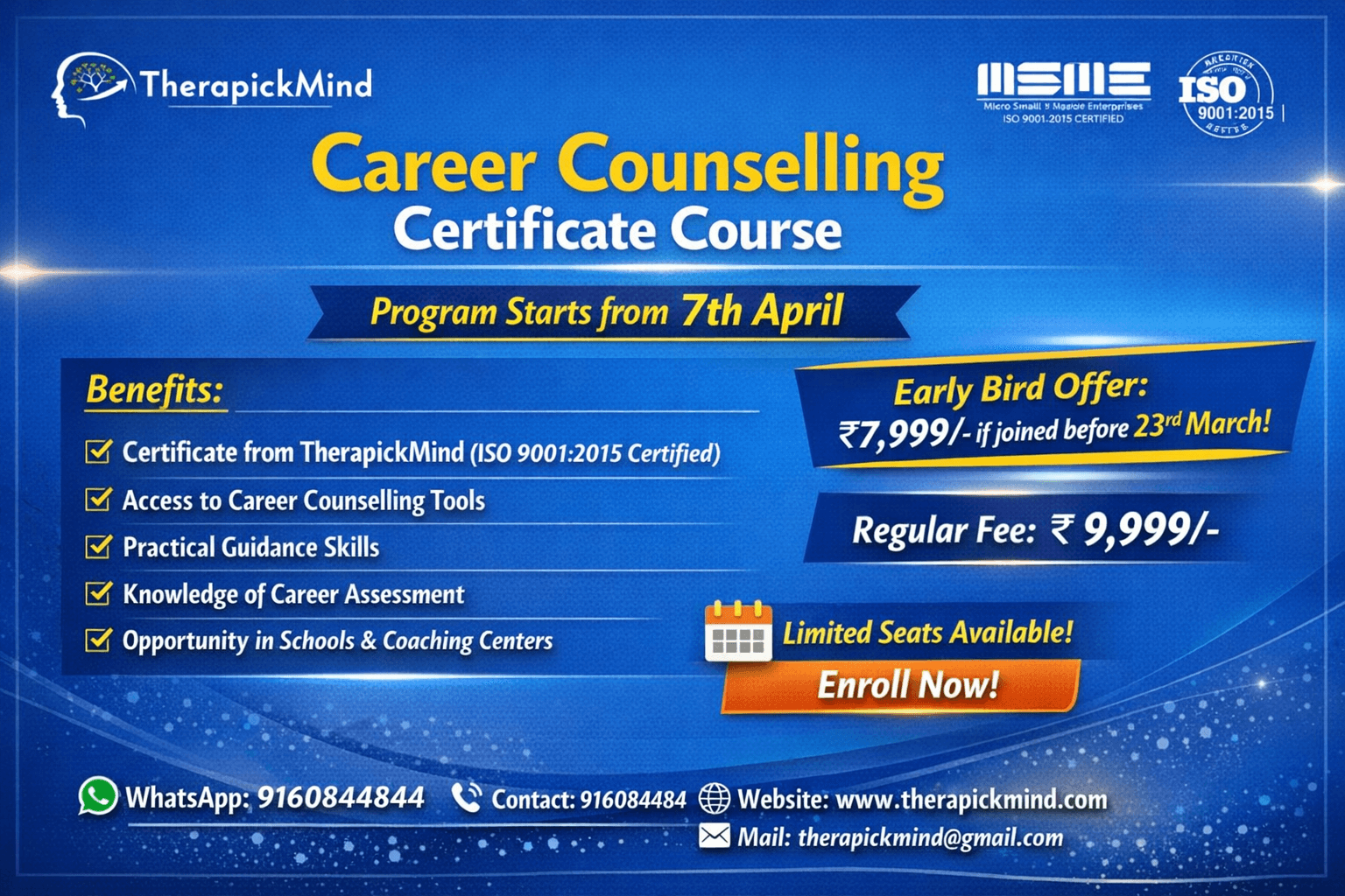 Career Counselling Certificate Course